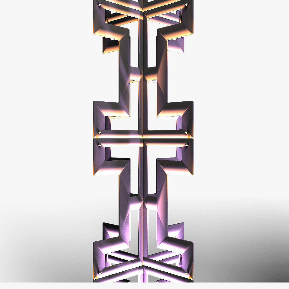 Stage Decor Collection 03 Modular Wall Column 9 Pieces _7