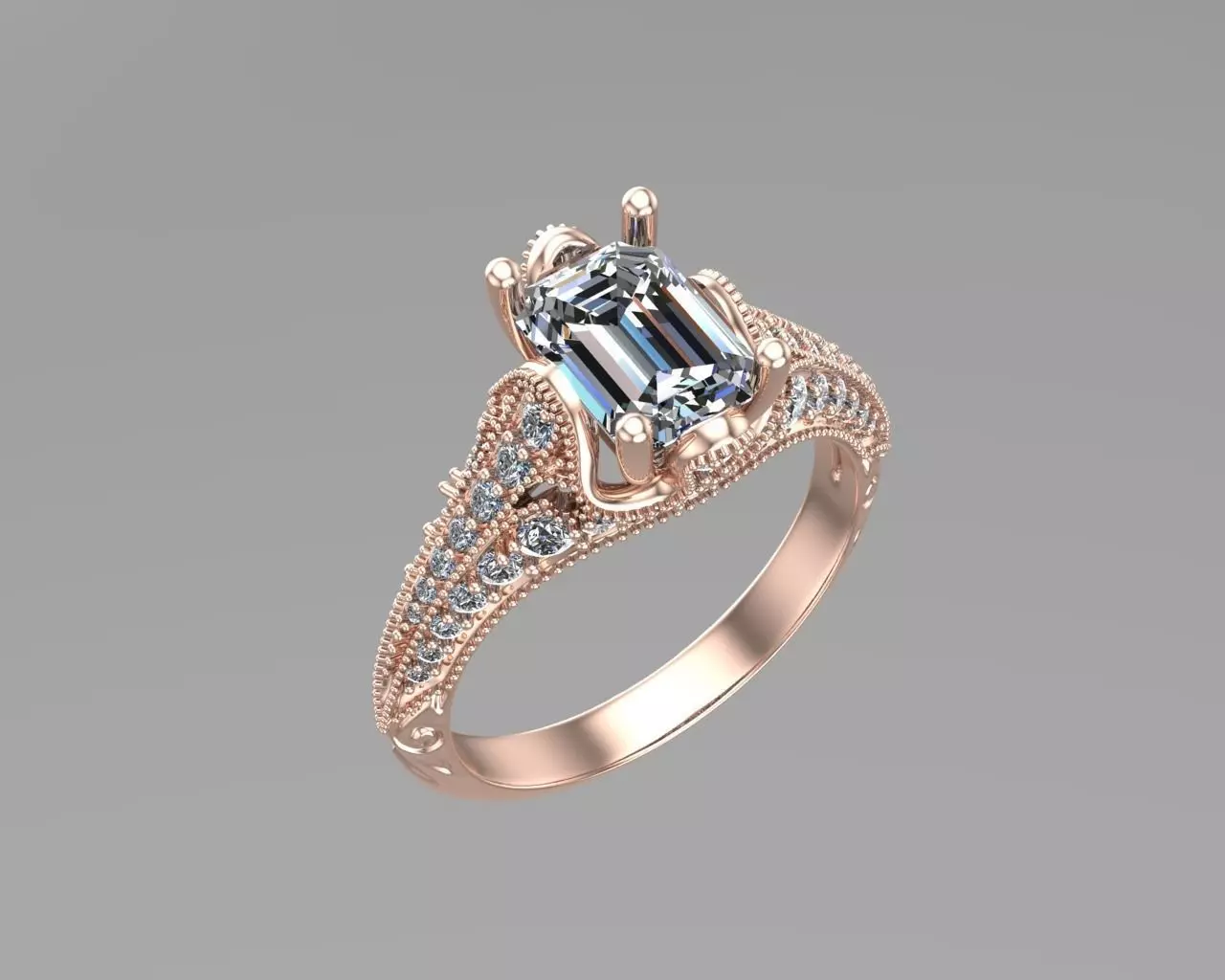 Gold rings NN063 3D print model