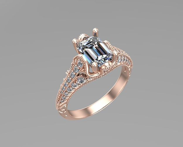 Gold rings NN063 3D print model