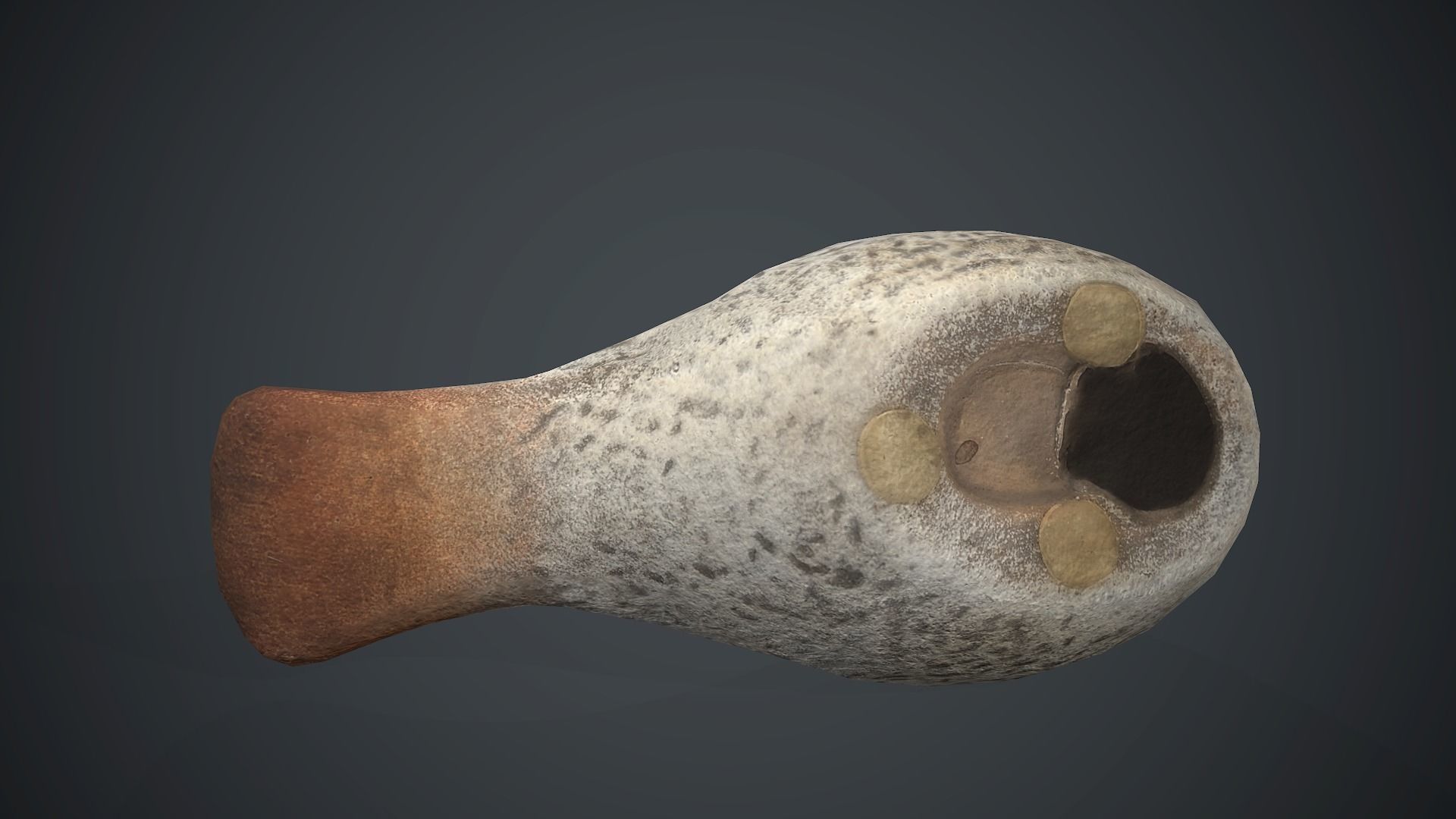 Bird Sculpture PBR Game Ready Low-poly 3D model_12