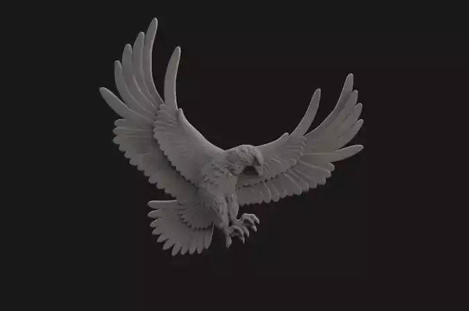 Eagle 3D print model