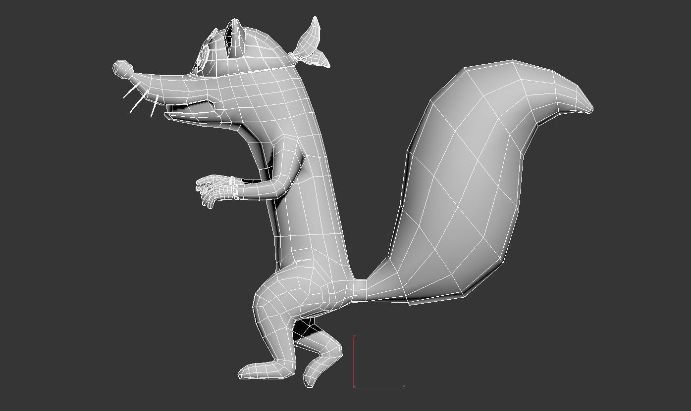 Swiper the Fox Low-poly 3D model_6
