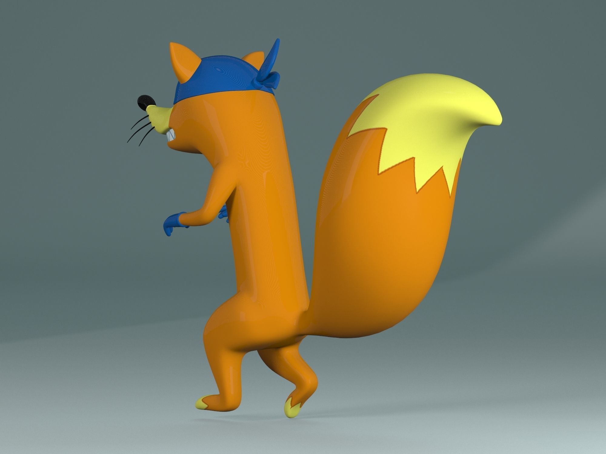 Swiper the Fox Low-poly 3D model_4