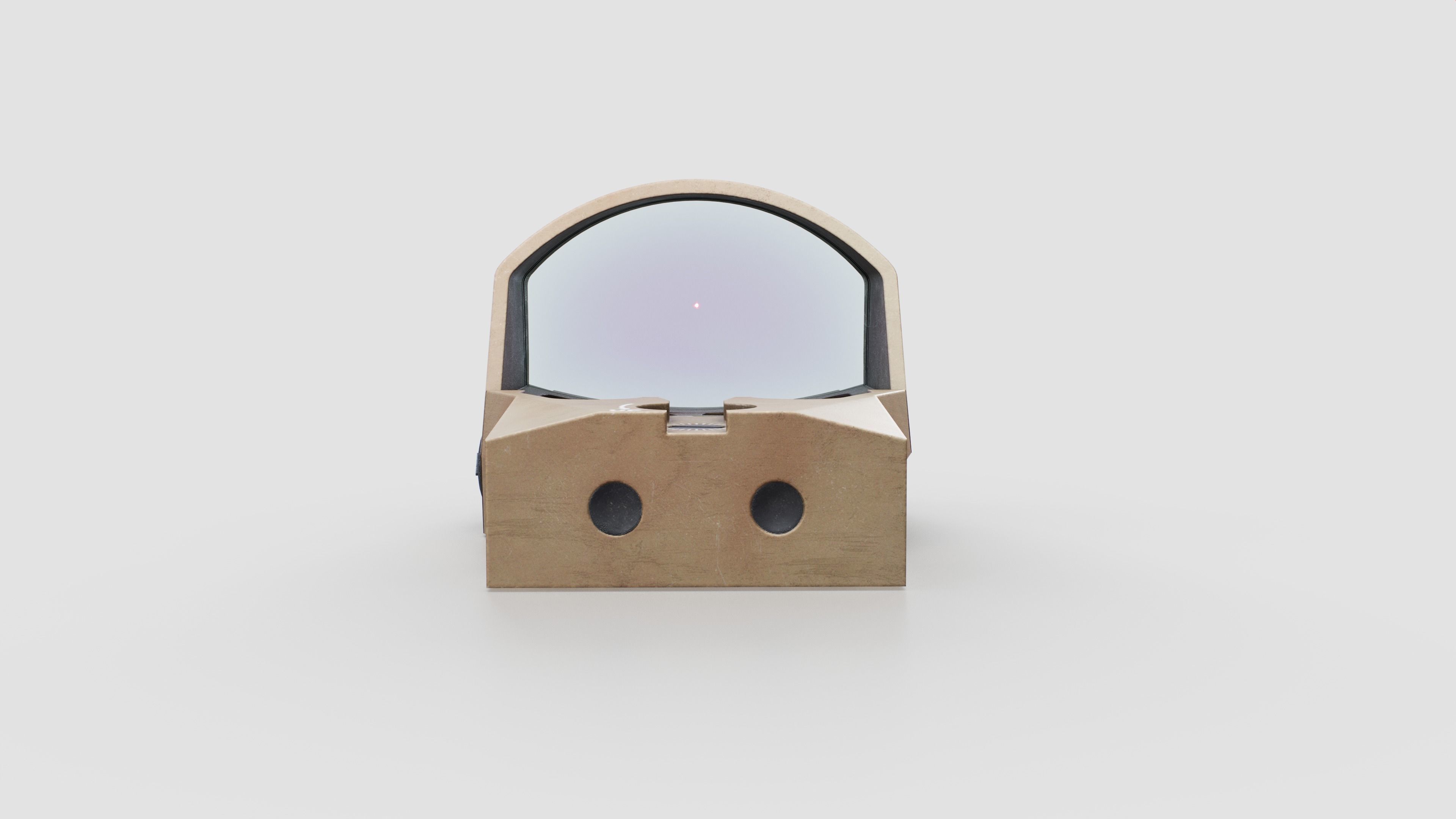 Sig Sauer Romeo1 Pro Miniture Reflex Sight Low-poly 3D model_9