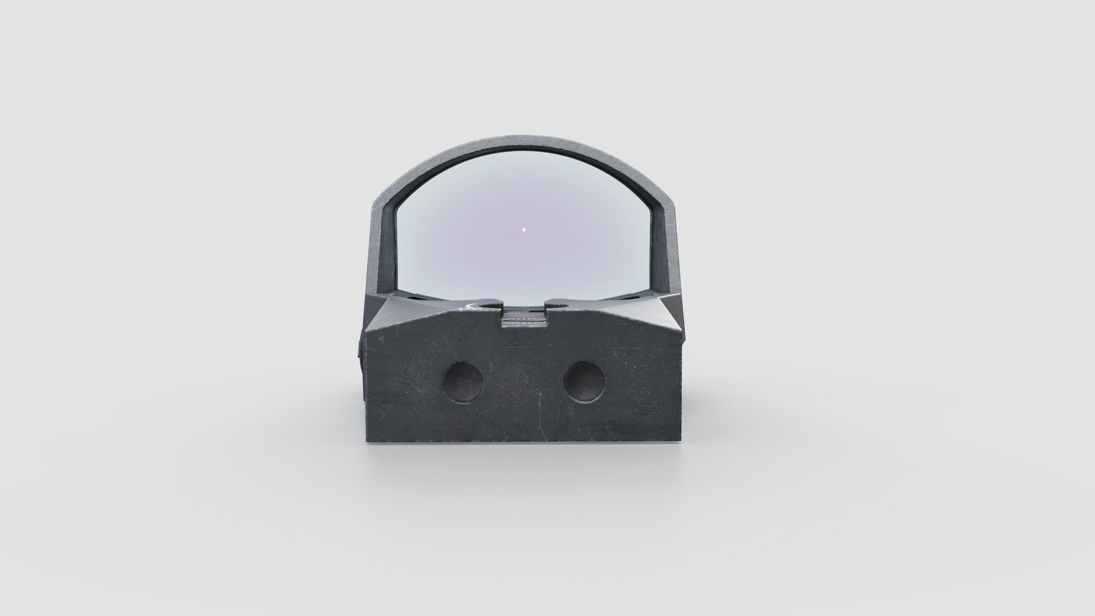 Sig Sauer Romeo1 Pro Miniture Reflex Sight Low-poly 3D model_8