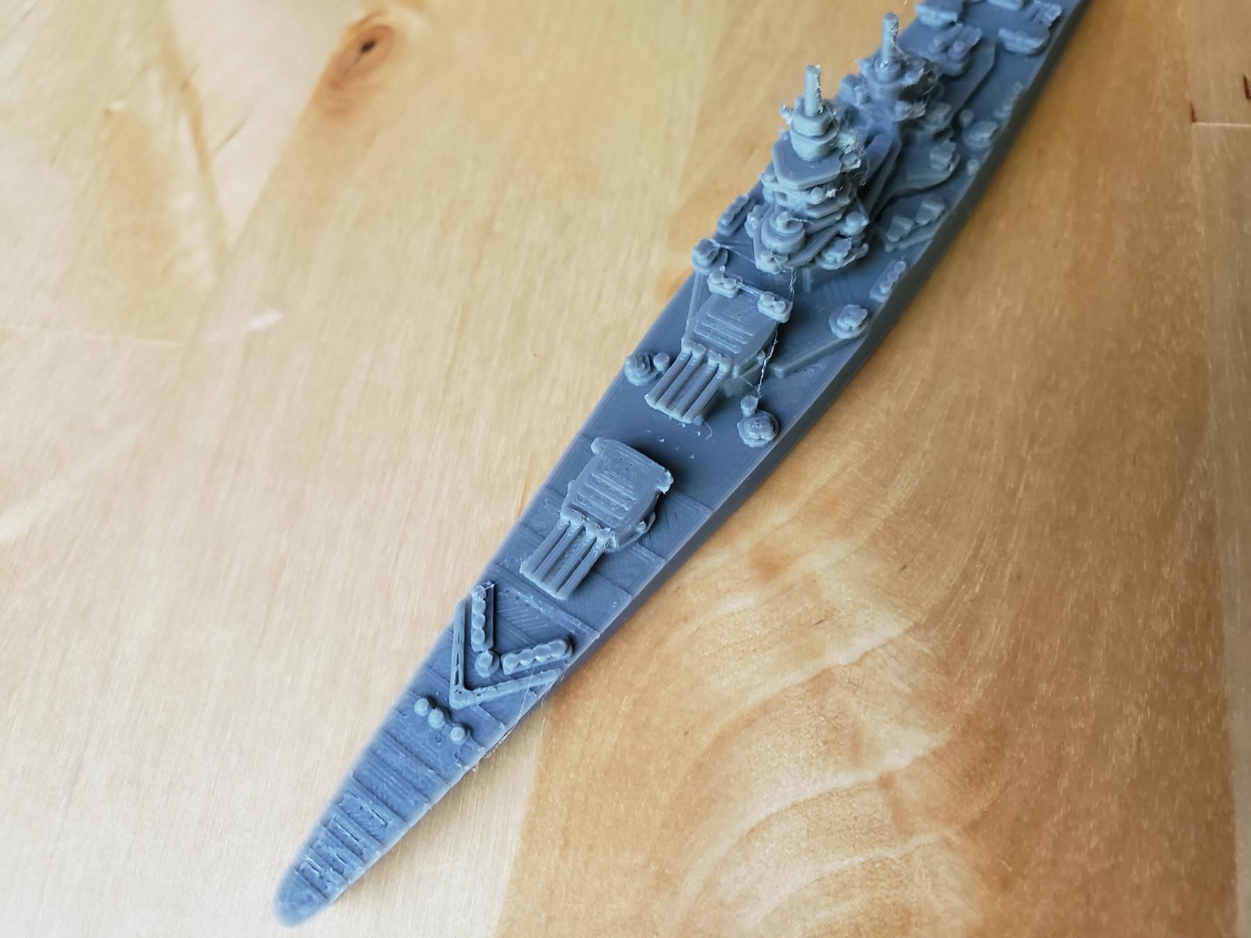 French Richelieu Class Battleship 3D print model_10