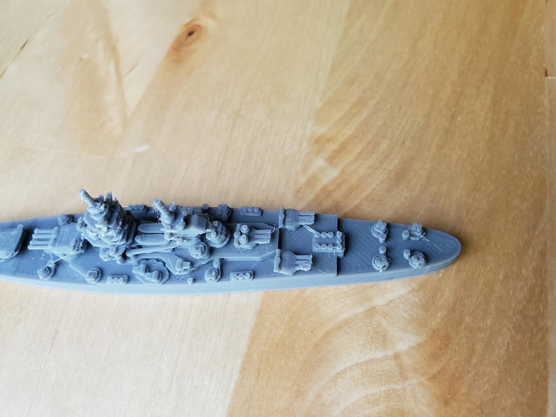 French Richelieu Class Battleship 3D print model_11