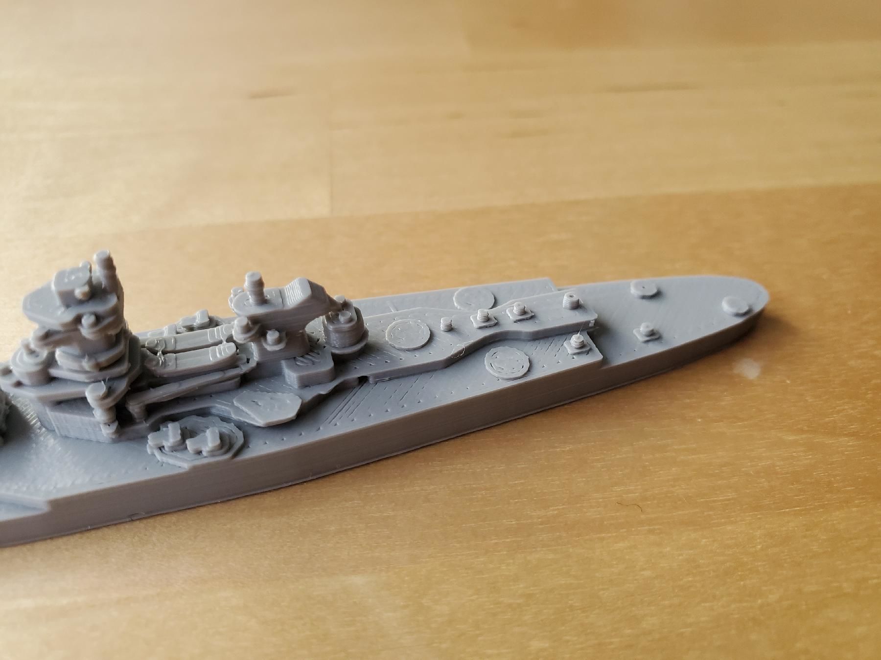 French Richelieu Class Battleship 3D print model_38