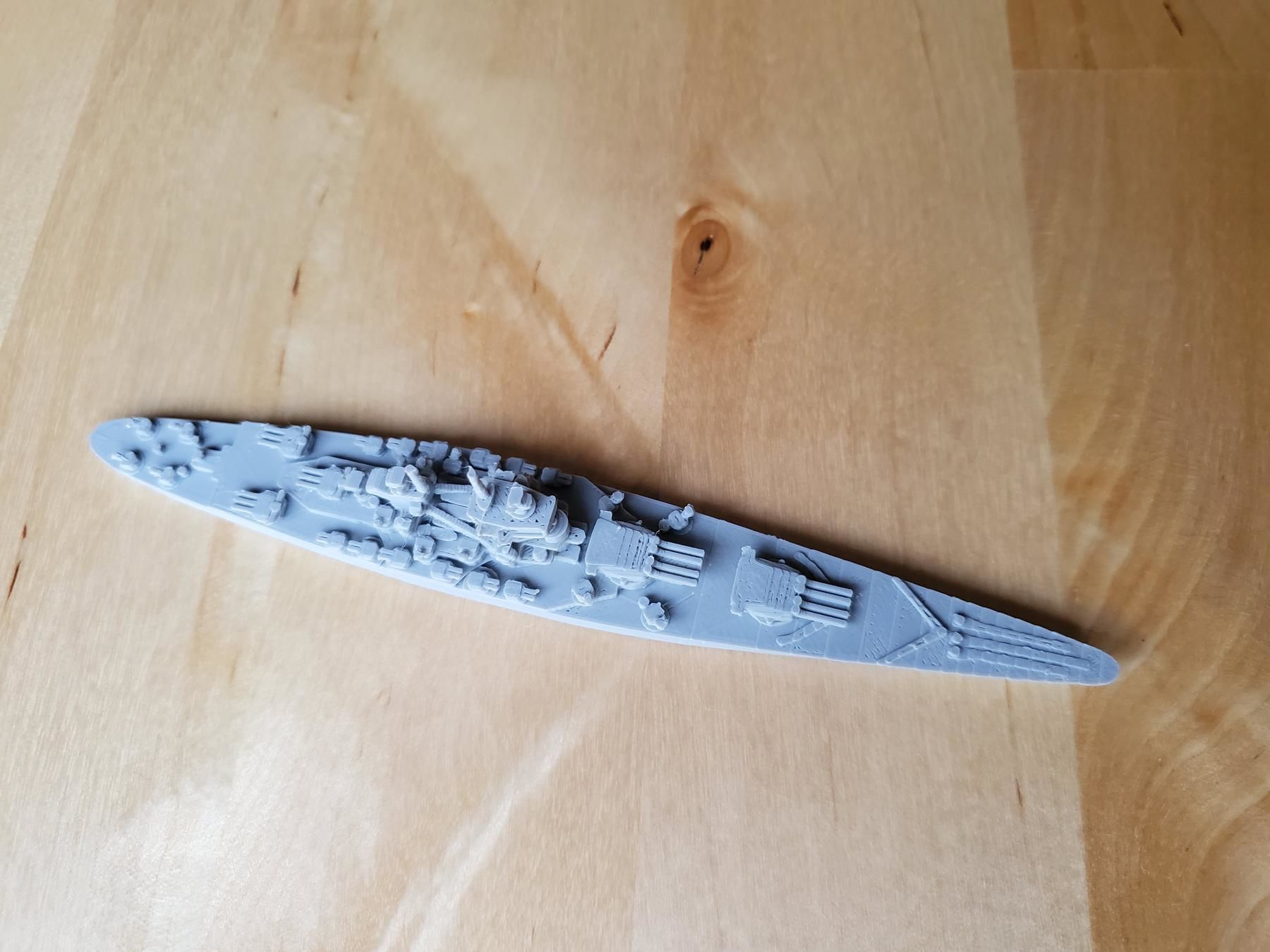 French Richelieu Class Battleship 3D print model_27