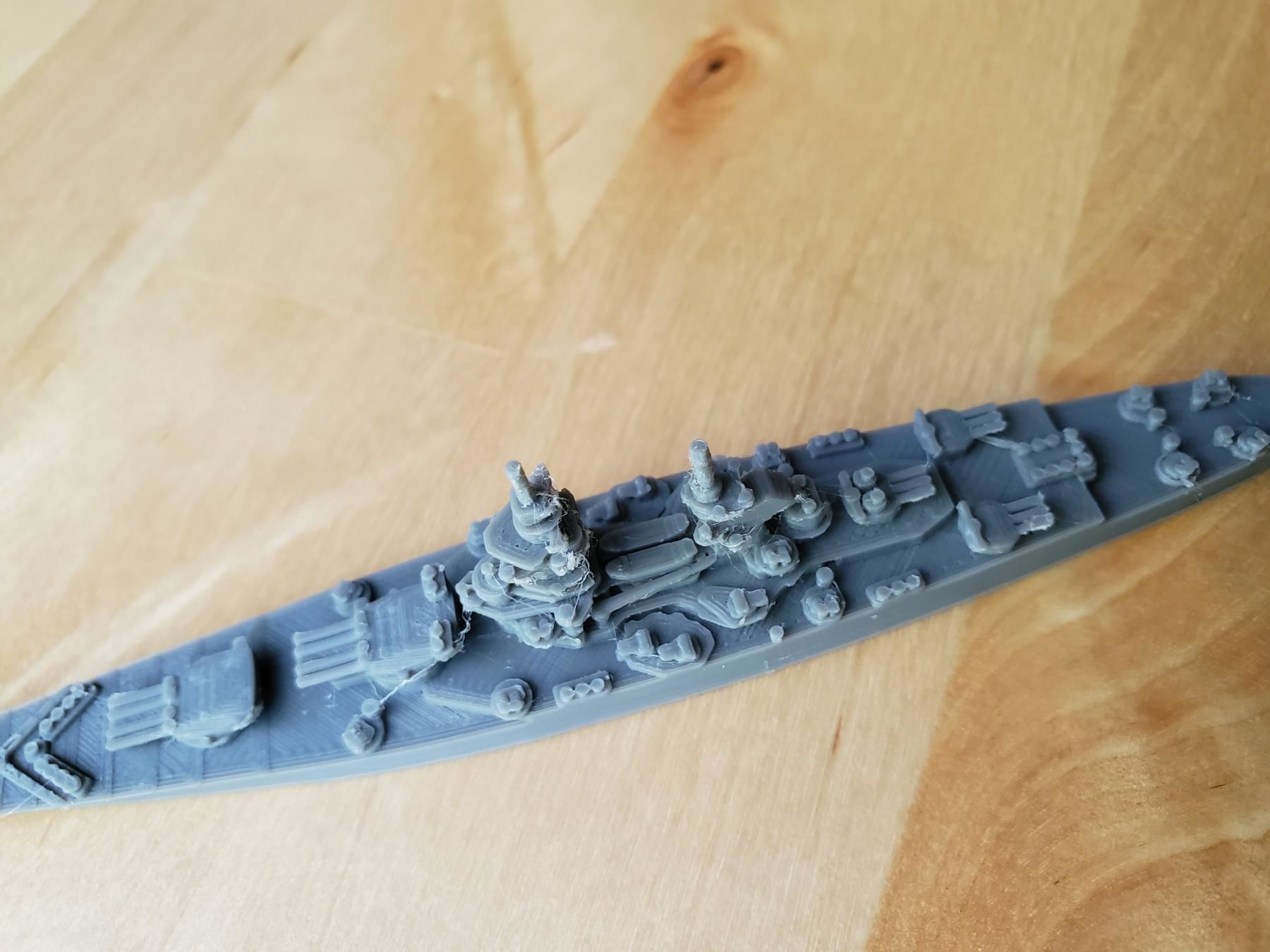 French Richelieu Class Battleship 3D print model_12