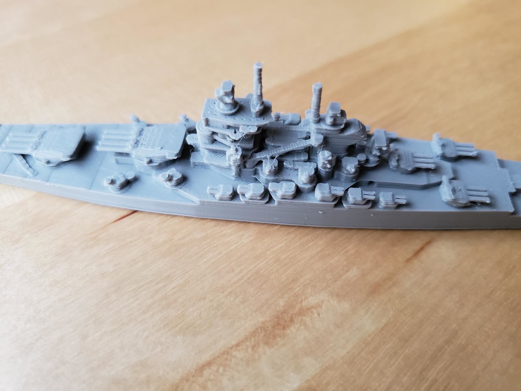 French Richelieu Class Battleship 3D print model_28
