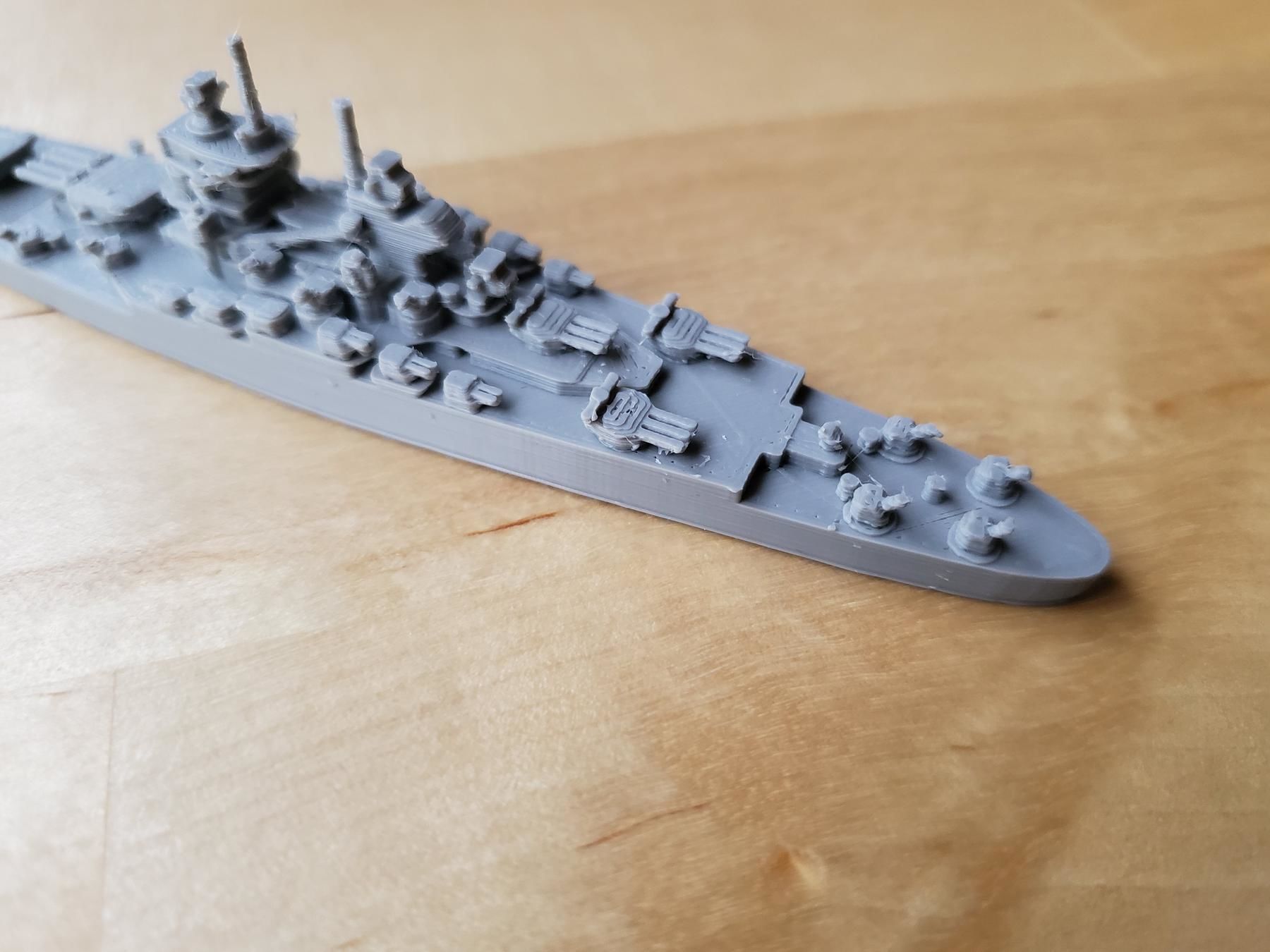 French Richelieu Class Battleship 3D print model_30