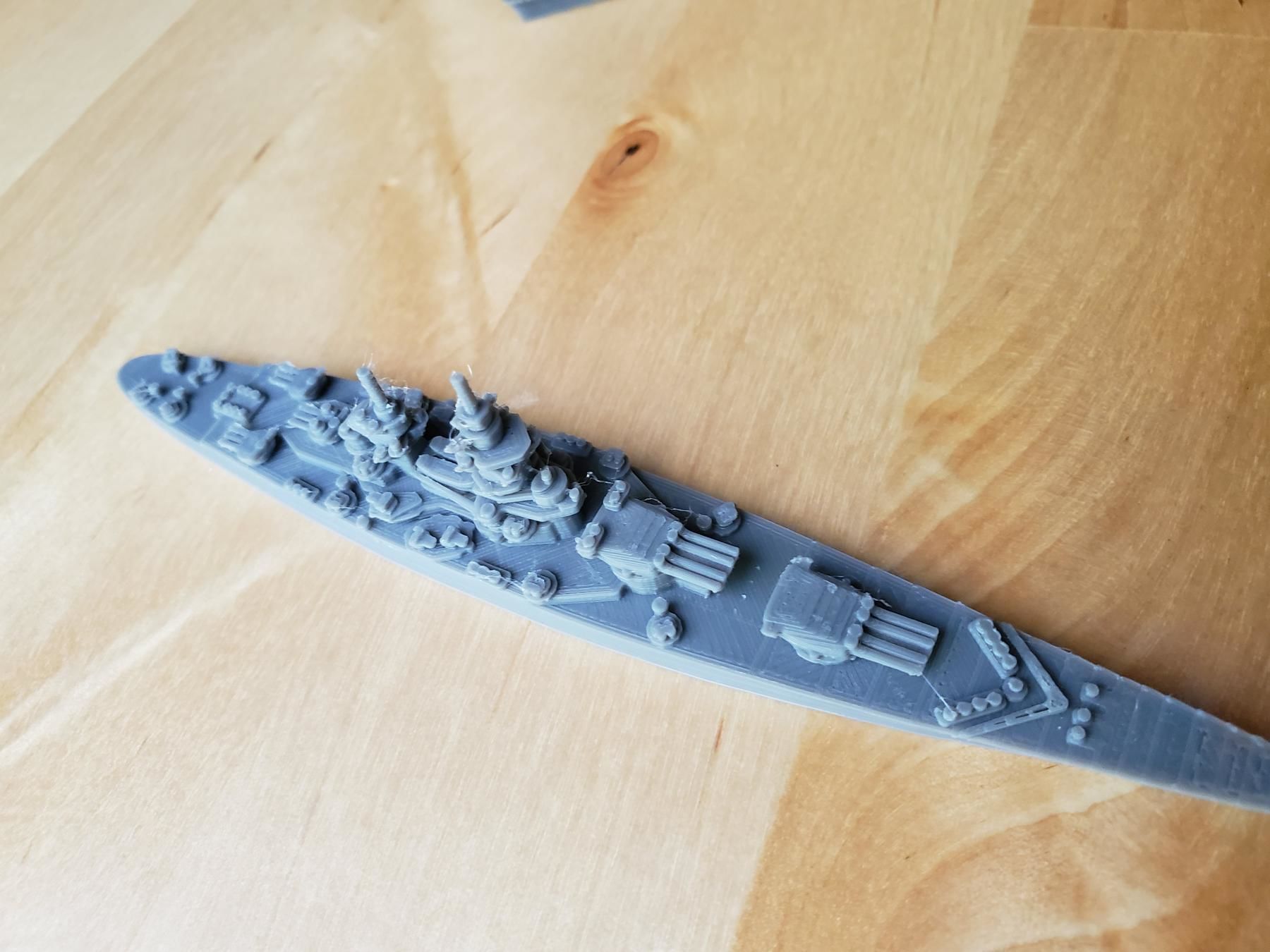 French Richelieu Class Battleship 3D print model_13