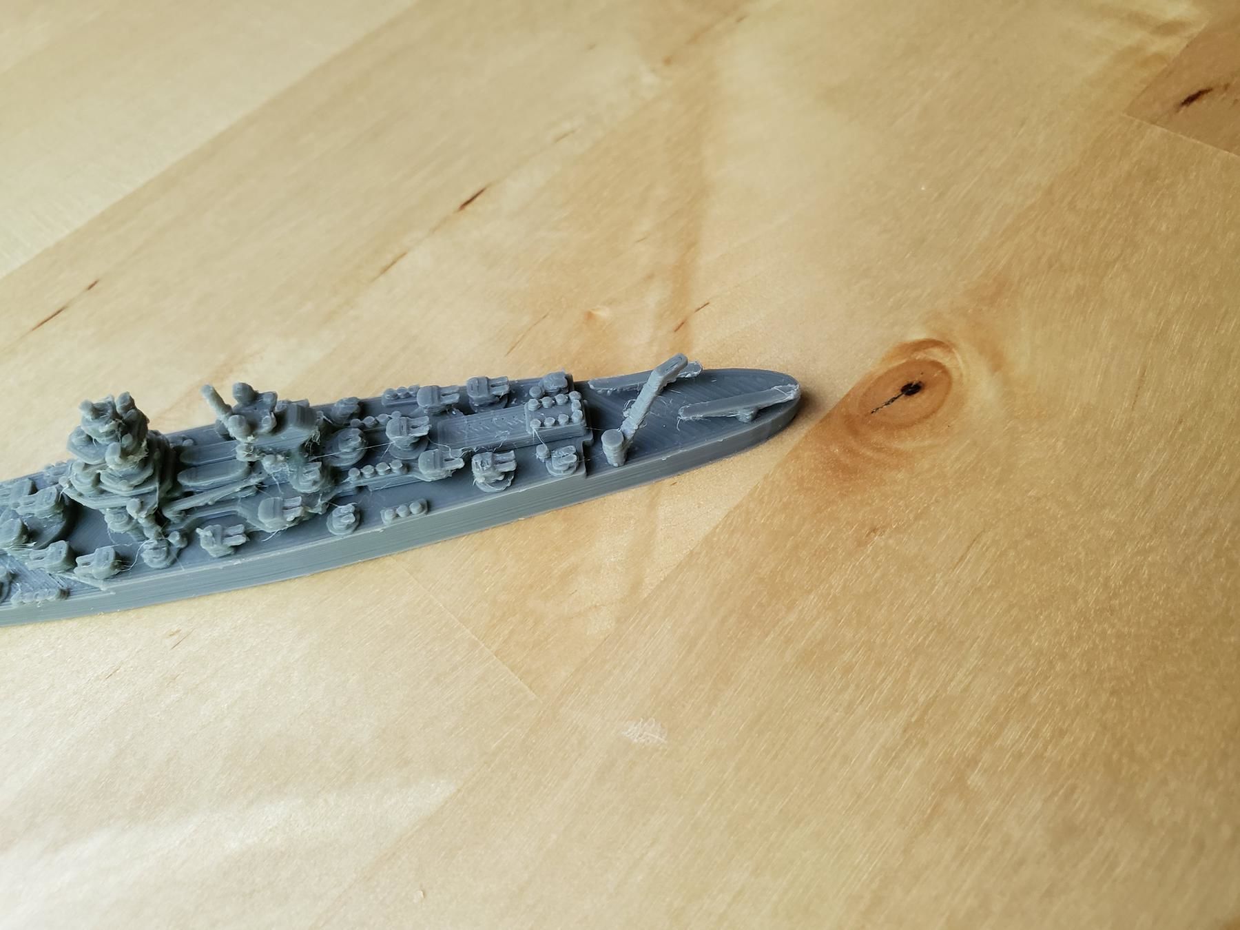 French Richelieu Class Battleship 3D print model_20