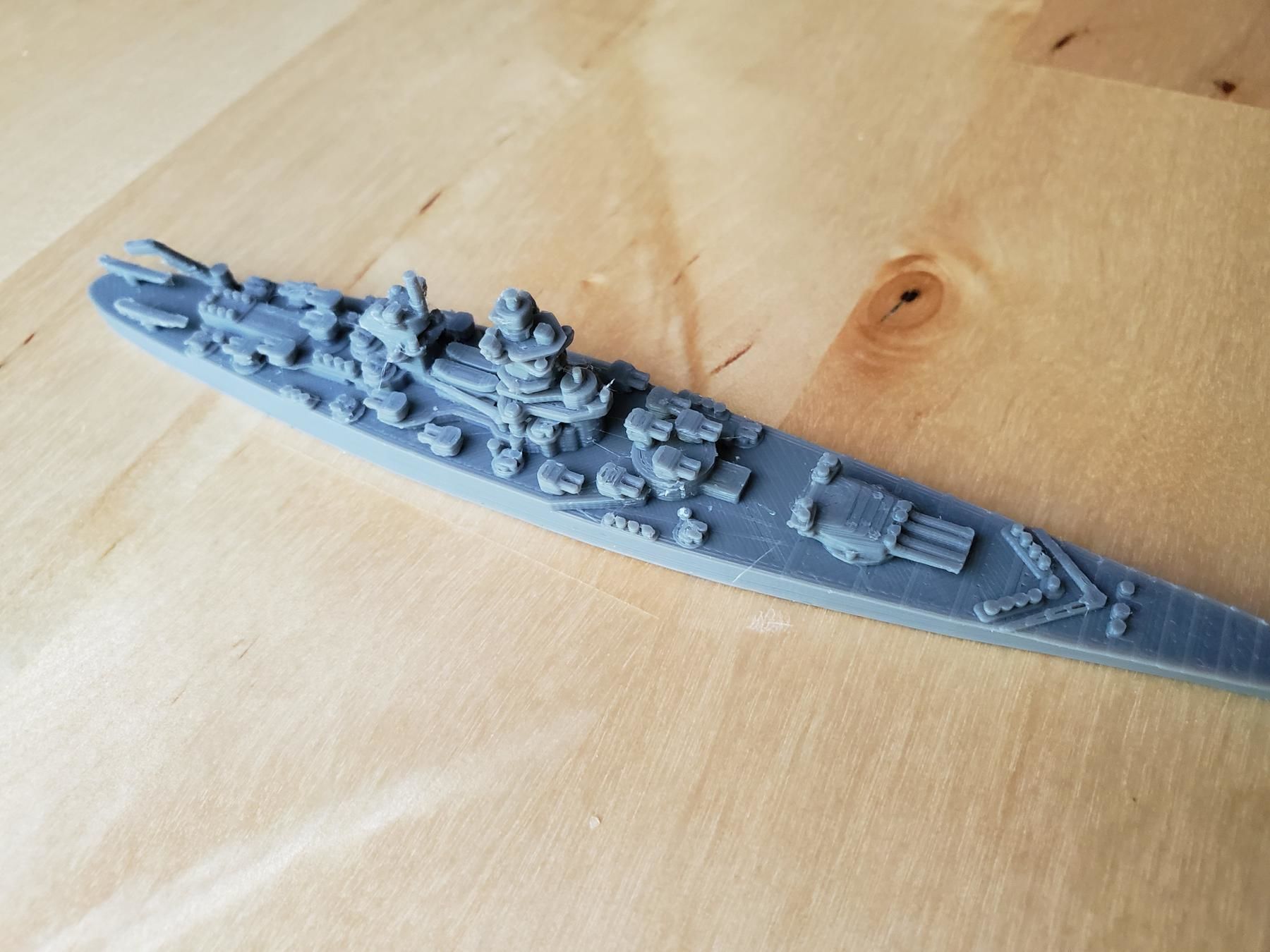 French Richelieu Class Battleship 3D print model_19