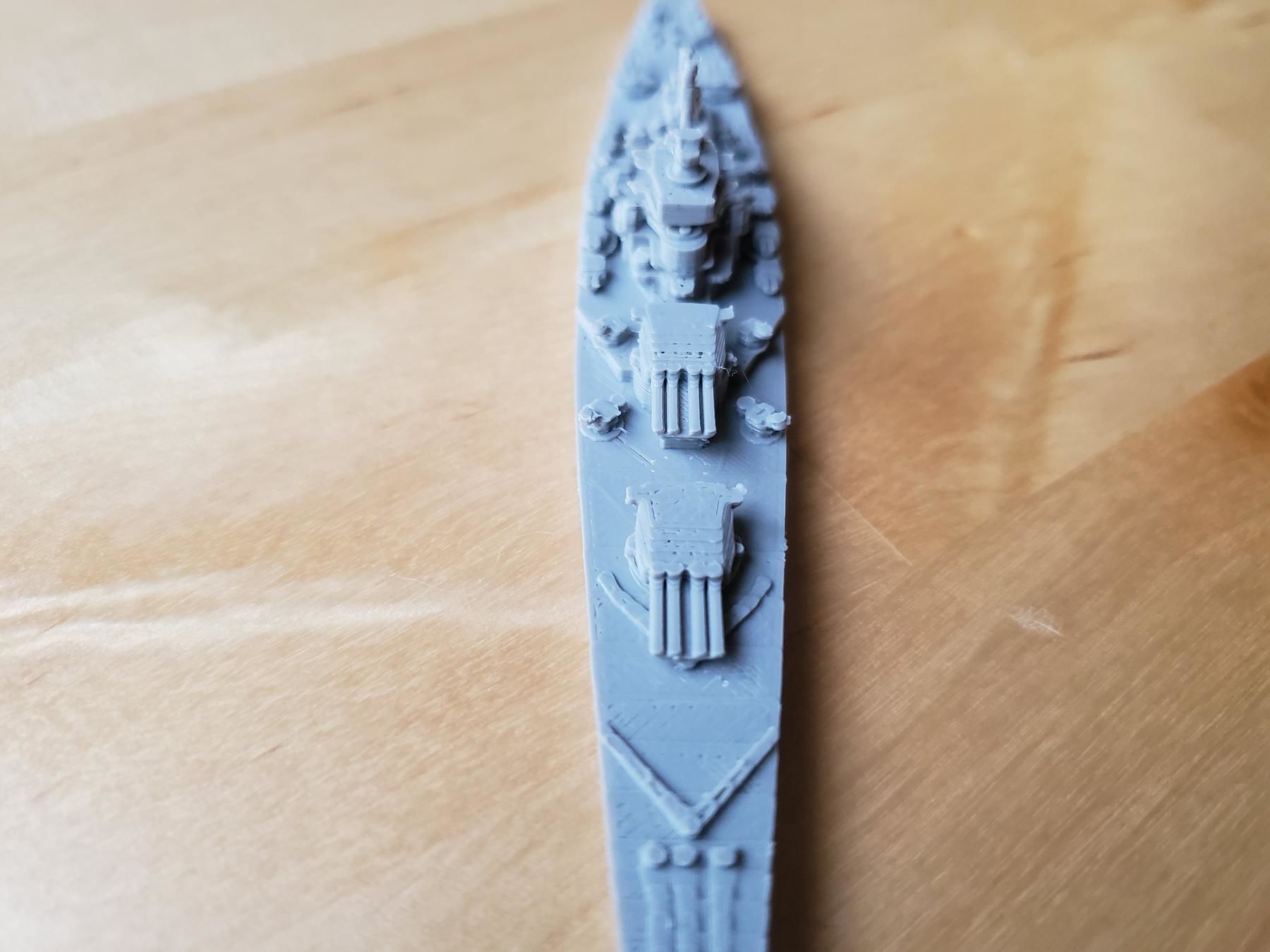 French Richelieu Class Battleship 3D print model_26