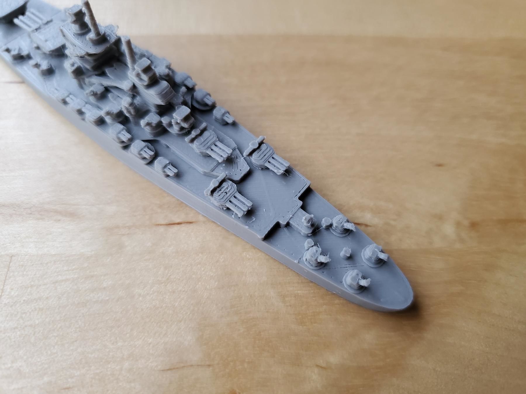French Richelieu Class Battleship 3D print model_32