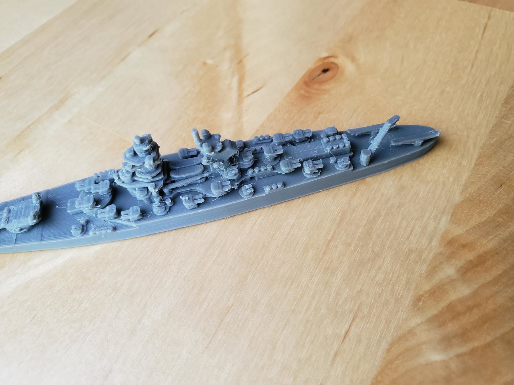 French Richelieu Class Battleship 3D print model_16