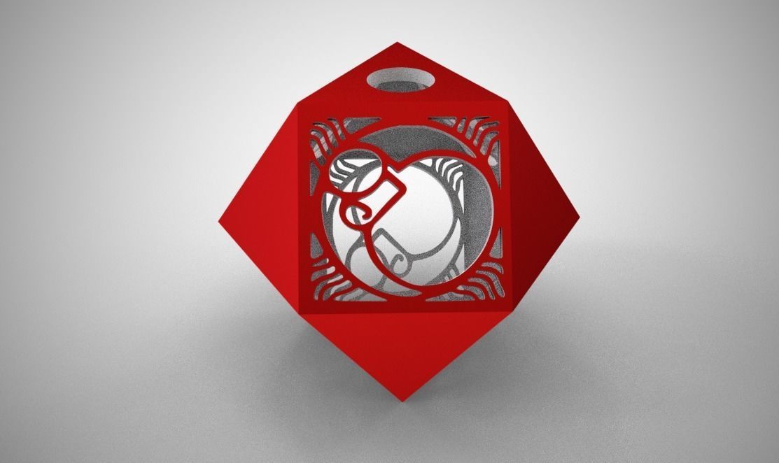 Cuboctahedron paper sculpture 3D print model_16