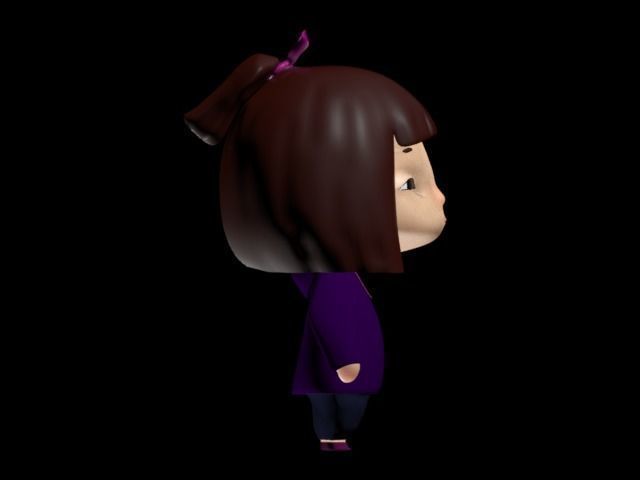 Little girl 3D model