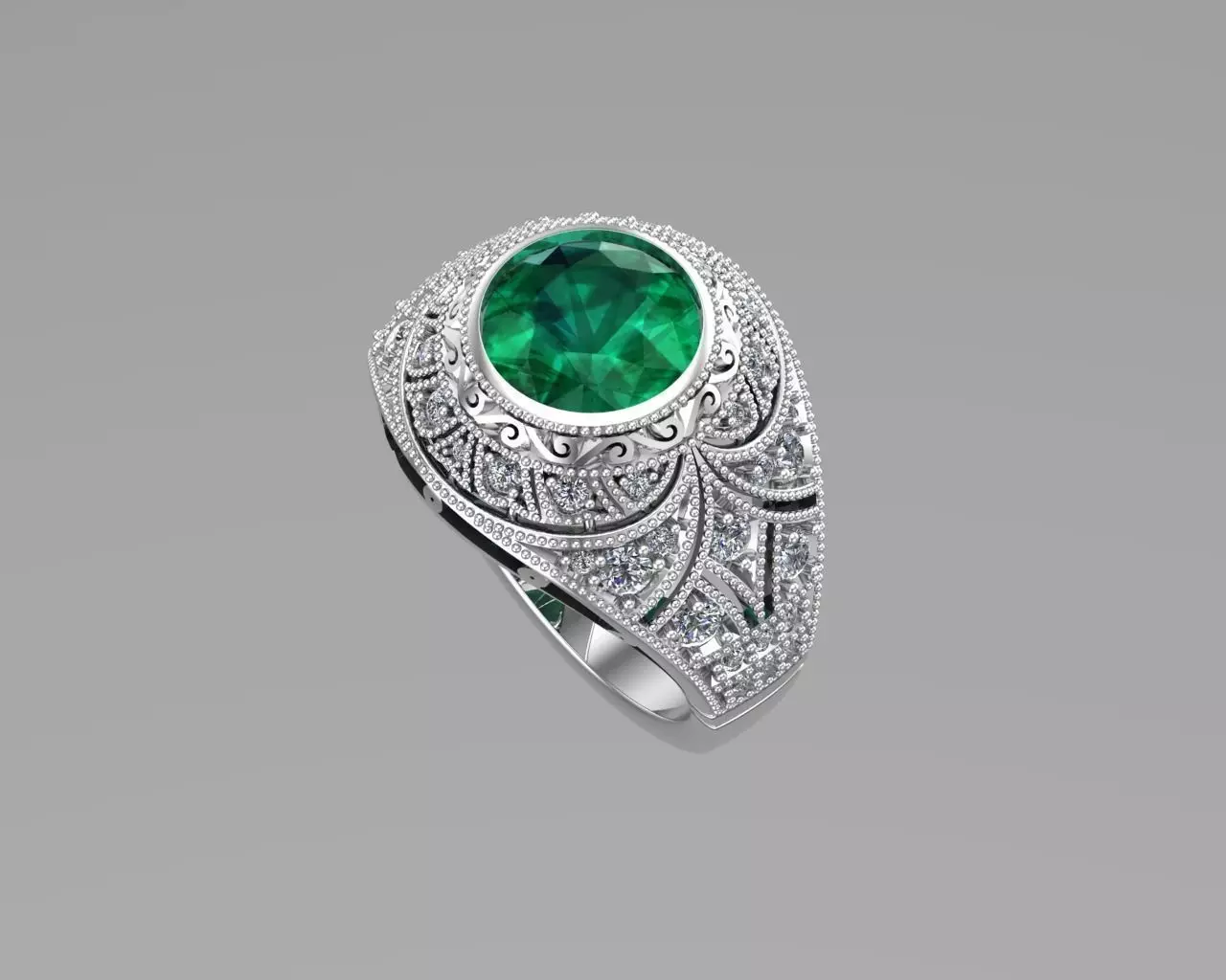 Gold rings NN066 3D print model