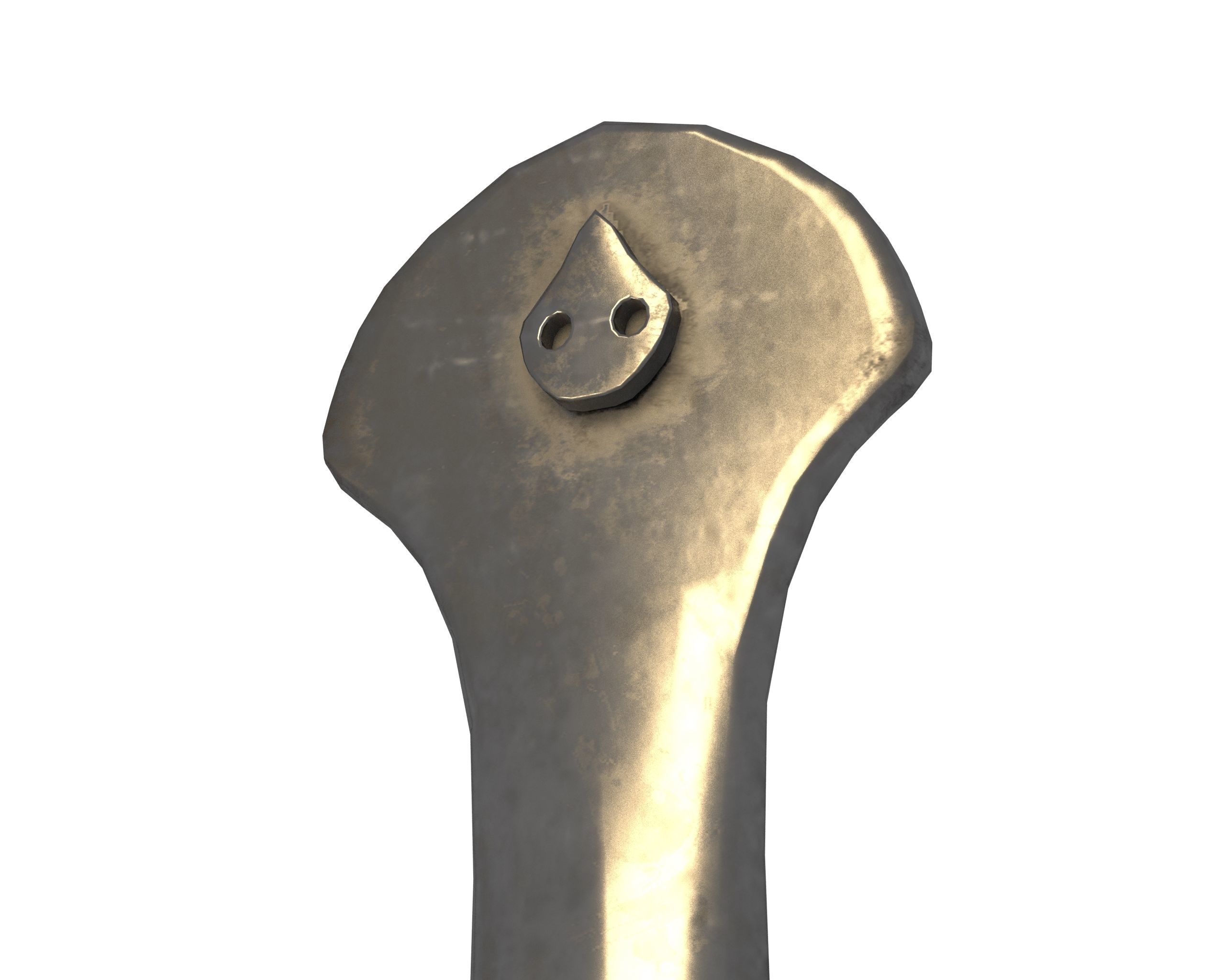 Dagger sword of king arthur Low-poly 3D model_4