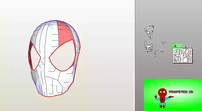 Spider-Man Faceshell Foam