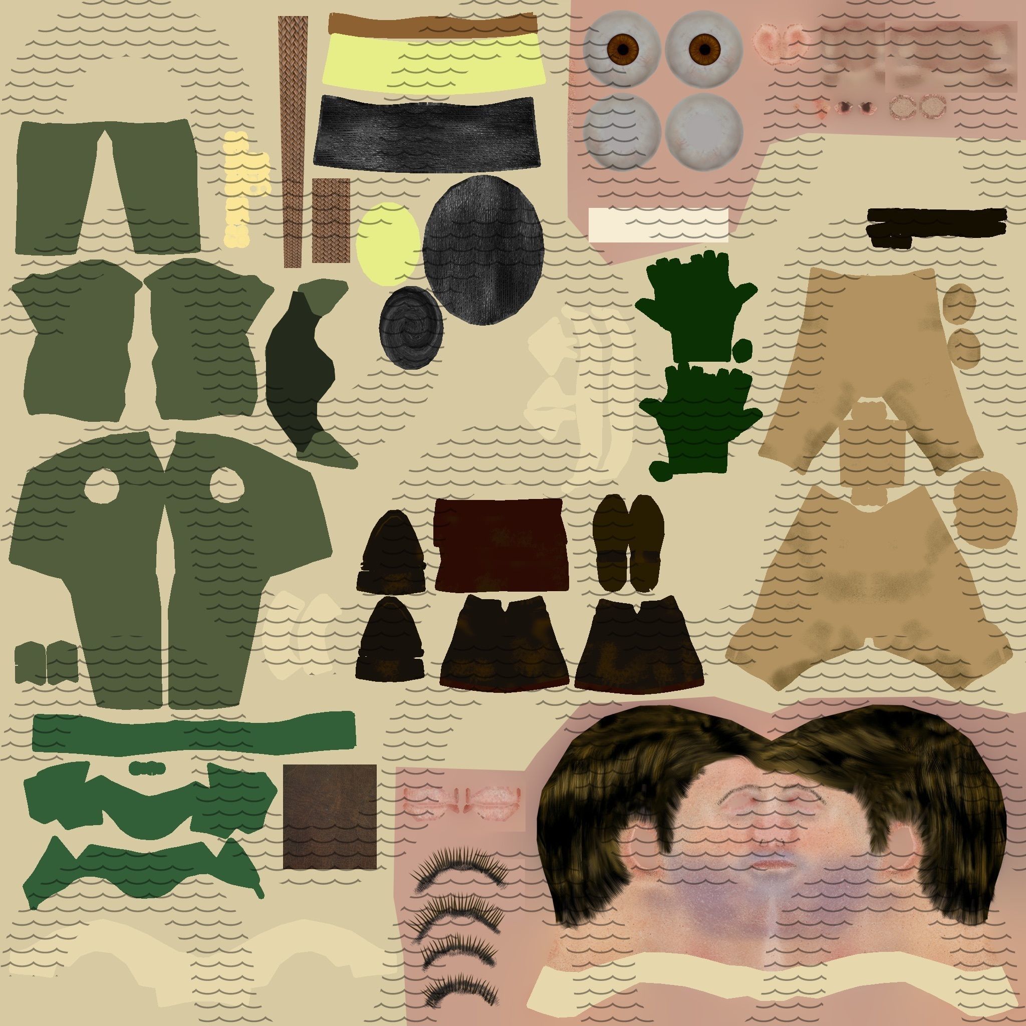 Regency Man 1811-1820 - Low poly - rigged - animated 3D model_48