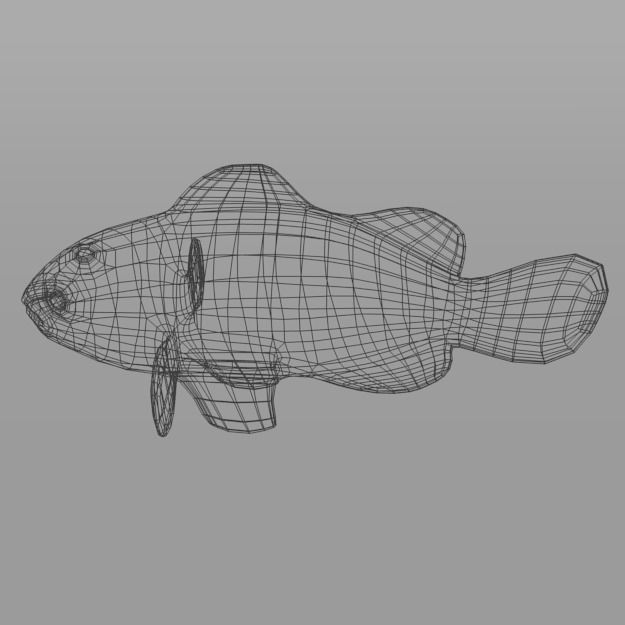 15 Saltwater Fish Pack Low-poly 3D model_58