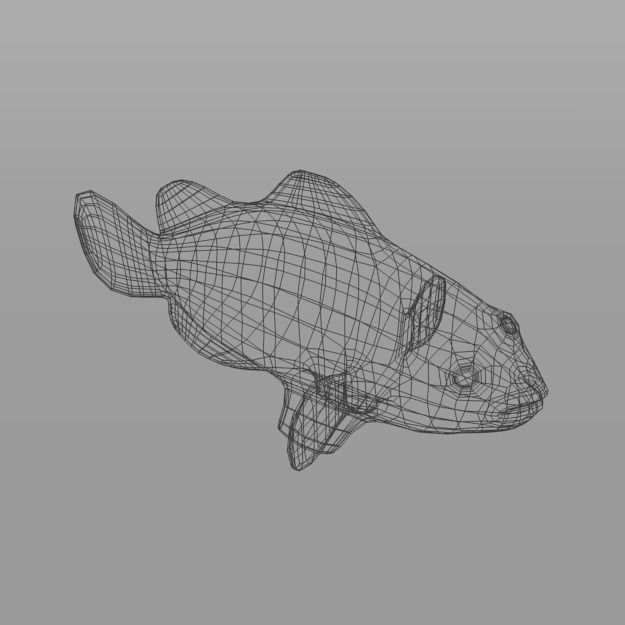 15 Saltwater Fish Pack Low-poly 3D model_60