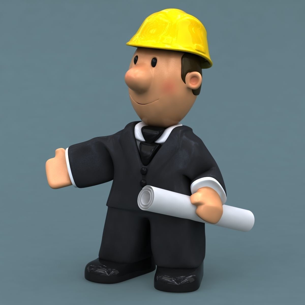 Fun architect 3D model_5