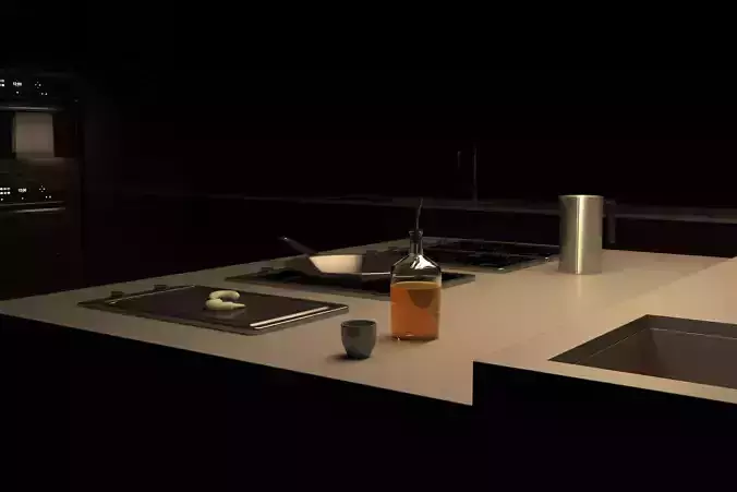 kitchen vray 