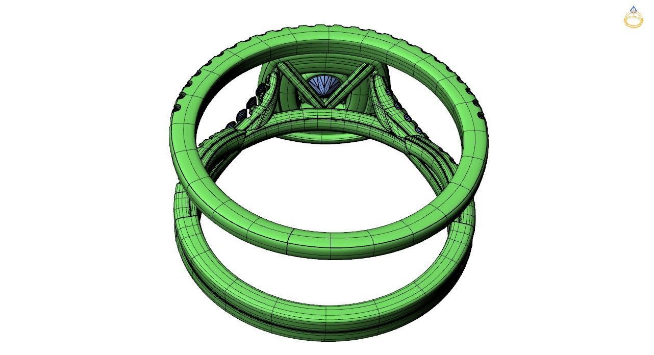 Engagement ring - 69 3D print model_5