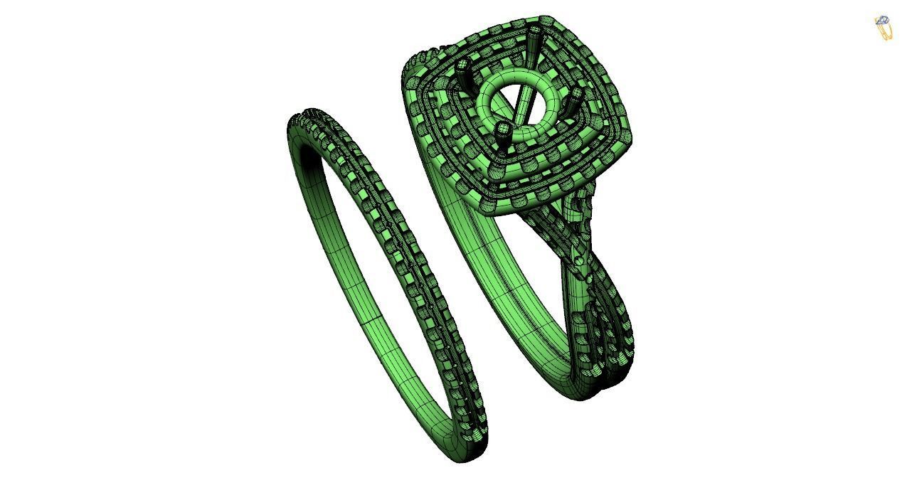 Engagement ring - 69 3D print model_6