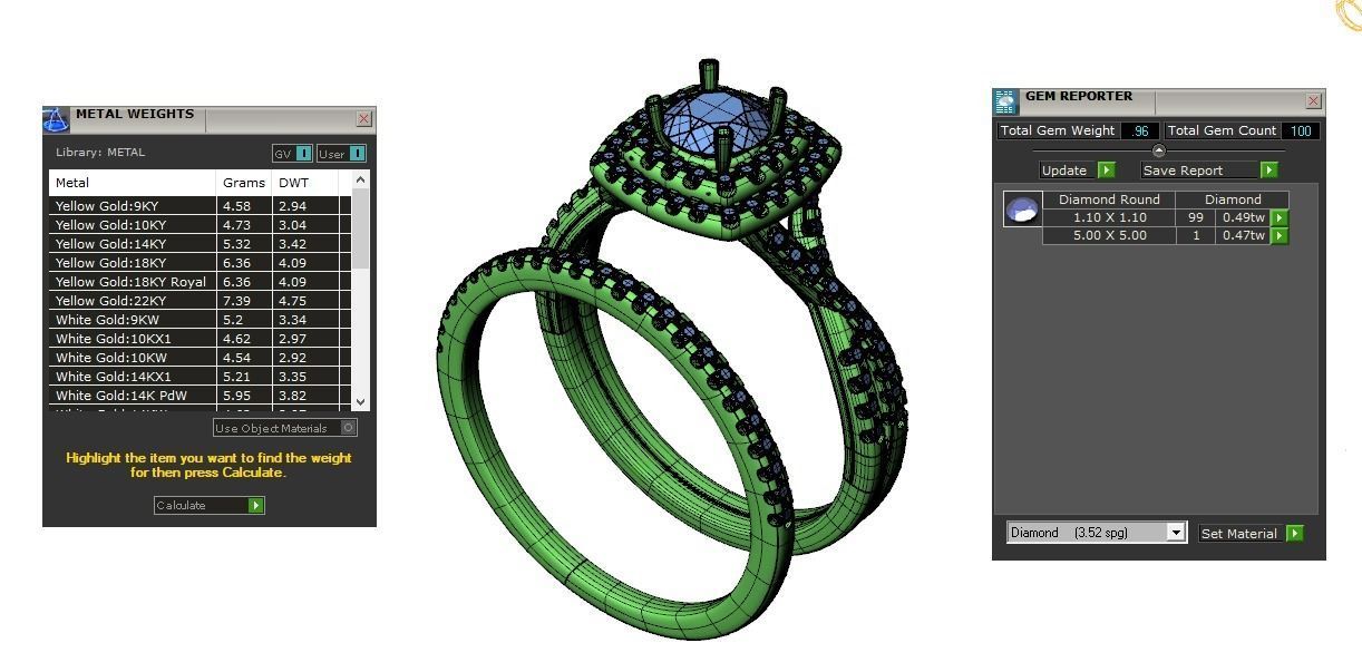 Engagement ring - 69 3D print model_3