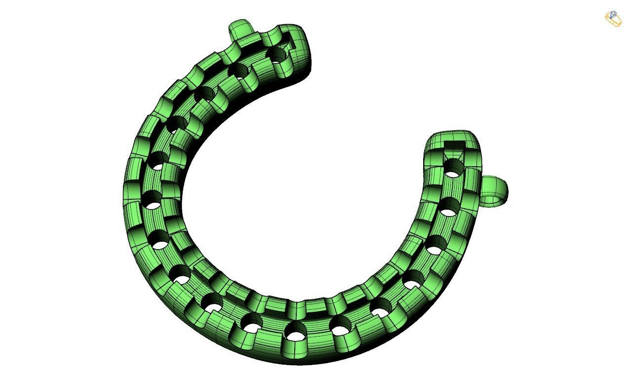 Pendent - 3 infinity symbol 3D print model_16
