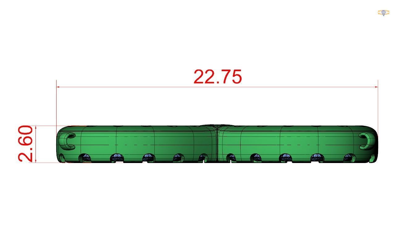 Pendent - 3 infinity symbol 3D print model_4