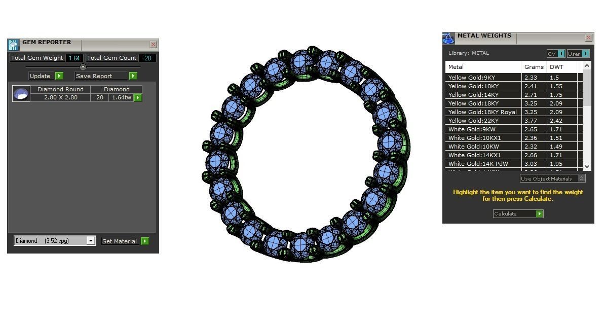 Pendent - 3 infinity symbol 3D print model_18