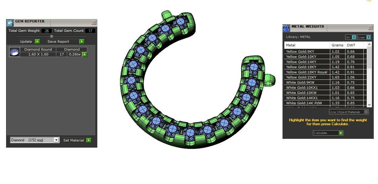 Pendent - 3 infinity symbol 3D print model_12