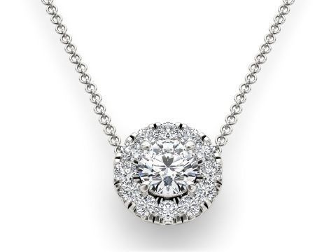 Pendent -4 ring with hole in middle 3D print model_2