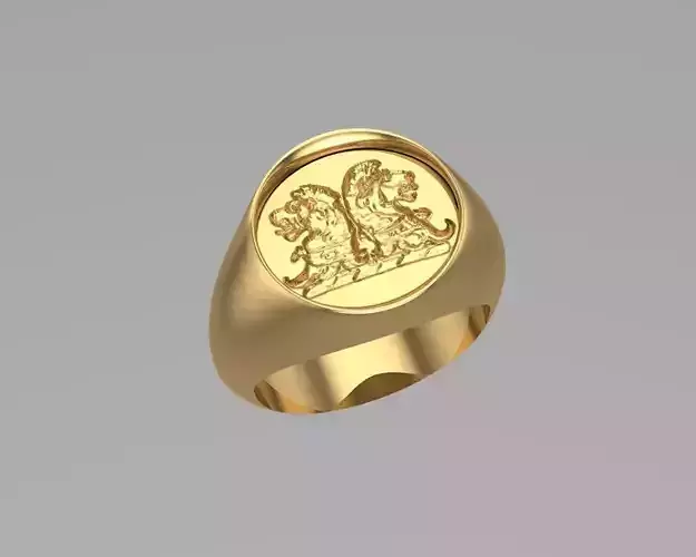 Gold ring NN077