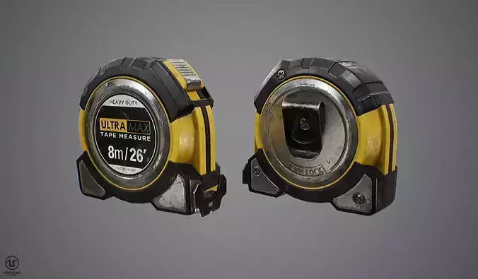 Measuring Tape  Low-poly 3D model