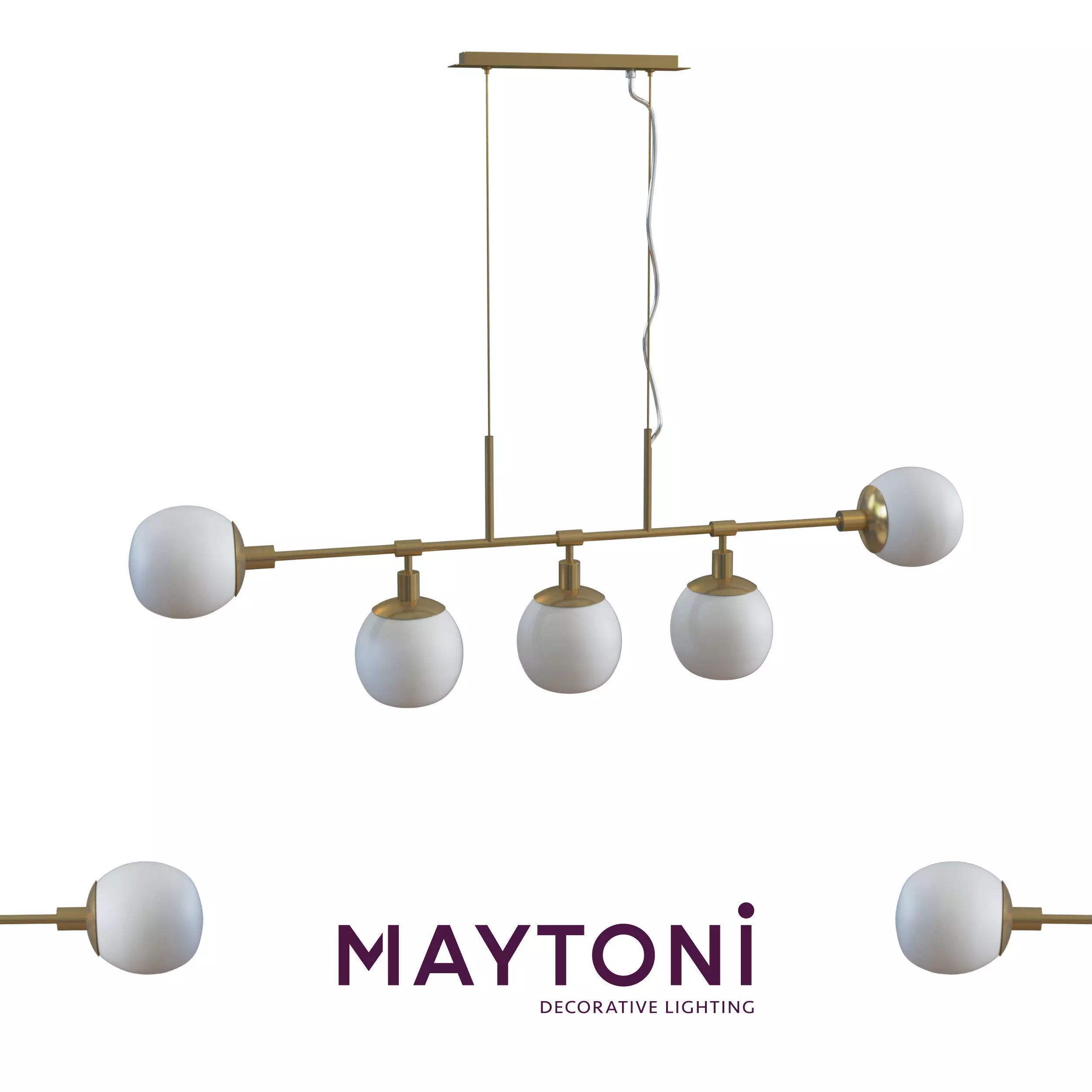 Pendant Erich MOD221-PL-05-G Maytoni Modern Free 3D model