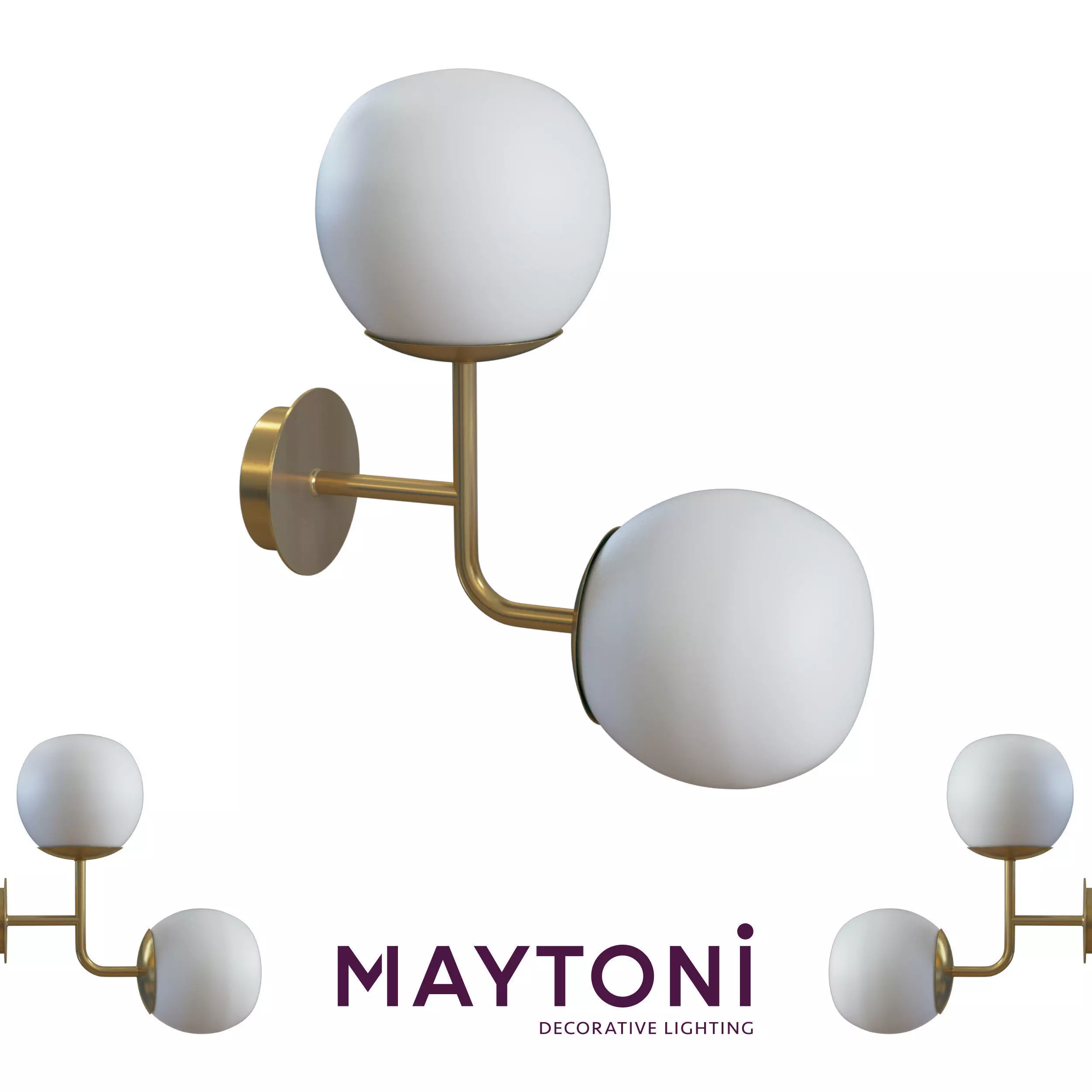 Sconce Erich MOD221-WL-01-G Maytoni Modern Free 3D model