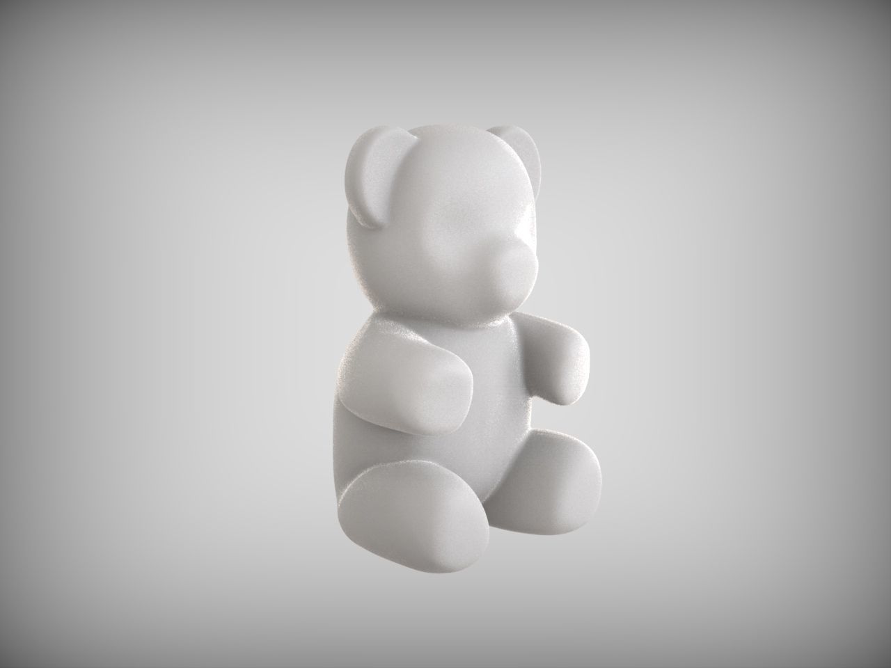 Form for making a Bear of foam 3D print model_2