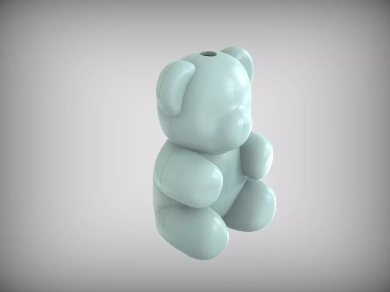 Form for making a Bear of foam 3D print model_0