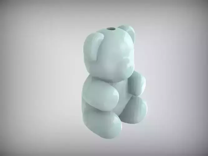 Form for making a Bear of foam 3D print model