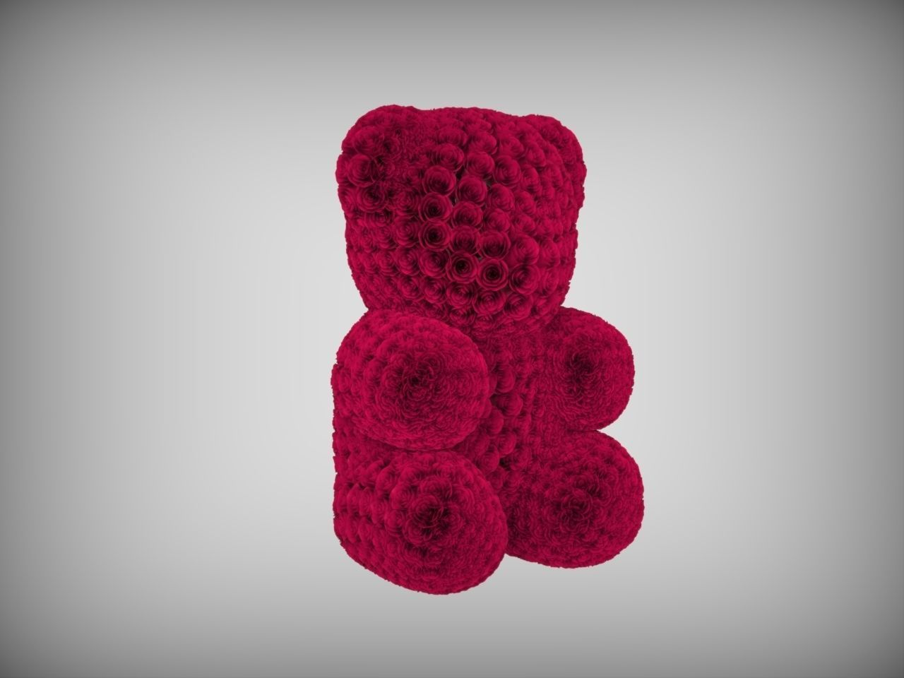 Form for making a Bear of foam 3D print model_3