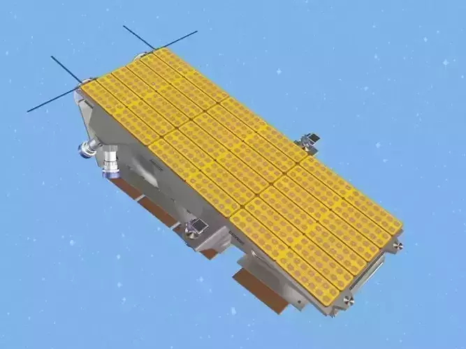 NovaSAR-1 Earth Observation Satellite 3D model