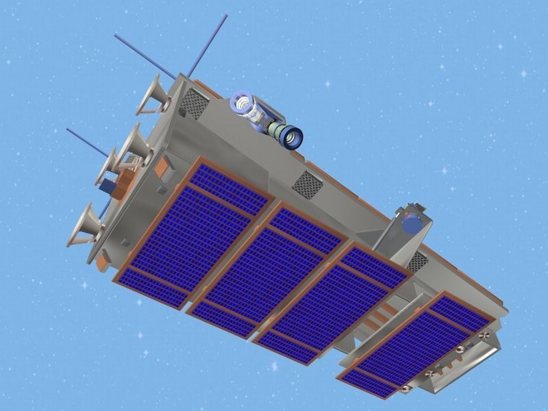 NovaSAR-1 Earth Observation Satellite 3D model_1
